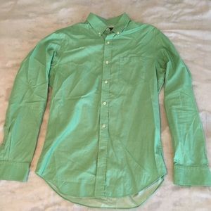 SMALL Banana Republic Green Button Down